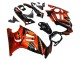 Carenagens Moto Honda CBR600 F3 1995-1996 - Laranja Preto Brilhante
