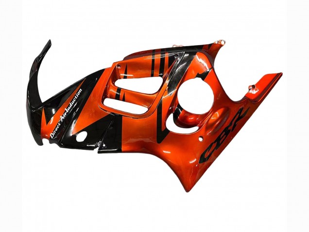 Carenagens Moto Honda CBR600 F3 1995-1996 - Laranja Preto Brilhante