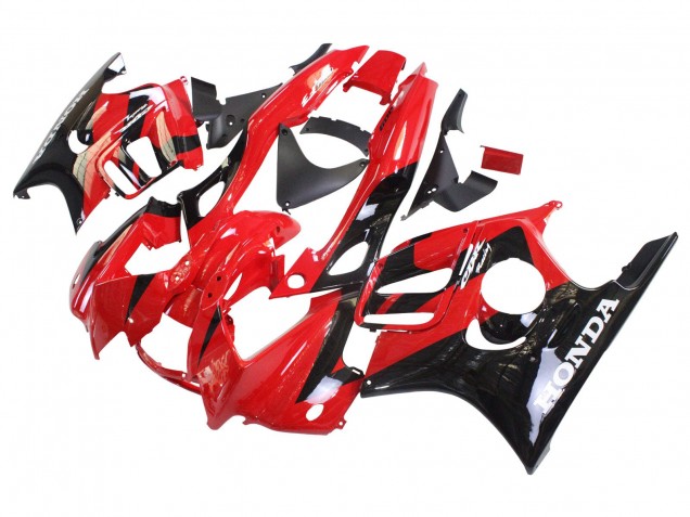 Carenagens Moto Honda CBR600 F3 1997-1998 - Vermelho Preto Brilhante