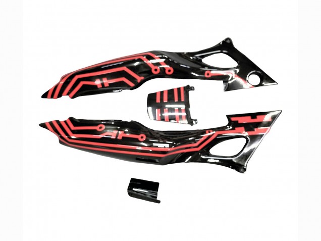 Kits Carenagem Moto Honda CBR600 F3 1997-1998 - Vermelho Preto Brilhante