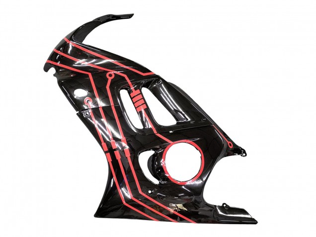 Kits Carenagem Moto Honda CBR600 F3 1997-1998 - Vermelho Preto Brilhante