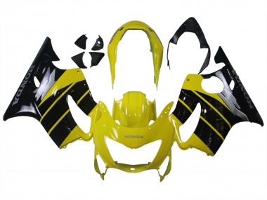 Carenagens Moto Honda CBR600 F4 1999-2000 - Amarelo Preto Brilhante