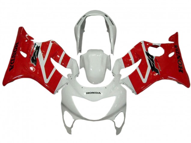 Carenagens Moto Honda CBR600 F4 1999-2000 - Branco Vermelho
