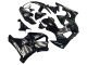Carenagens Moto Honda CBR900RR 919 1998-1999 - Preto Brilhante Branco Decalques