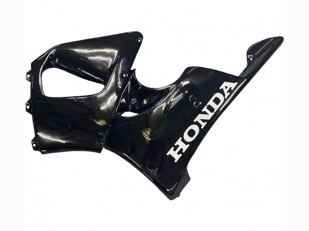 Carenagens Moto Honda CBR900RR 919 1998-1999 - Preto Brilhante Branco Decalques