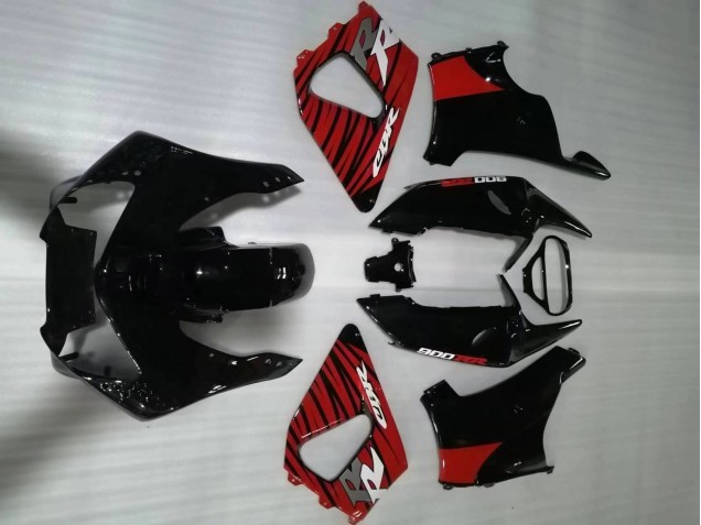 Carenagens Moto Honda CBR900RR 919 1998-1999 - Vermelho Preto Brilhante