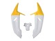 Carenagens Moto Honda CBR900RR 919 1998-1999 - Branco Amarelo Preto Brilhante
