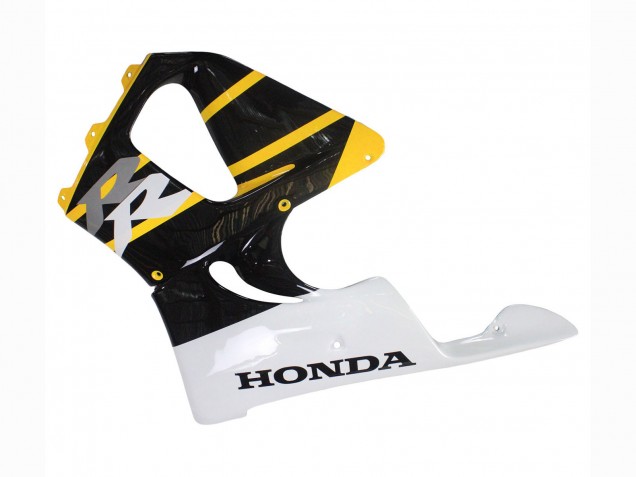 Carenagens Moto Honda CBR900RR 919 1998-1999 - Branco Amarelo Preto Brilhante