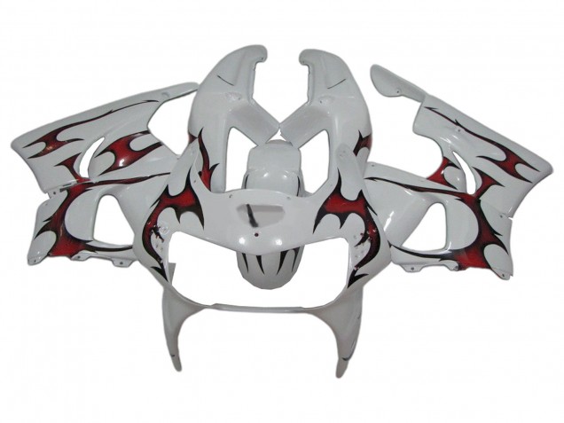 Carenagens Moto Honda CBR900RR 919 1998-1999 - Branco Vermelho