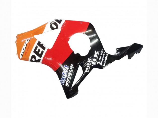 Kits Carenagem Moto Honda CBR900RR 954 2002-2003 - Laranja Branco Vermelho Preto Brilhante Repsol