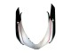 Carenagens Moto Ducati 848 2007-2014 - Branco Rosa Preto Brilhante Connie