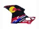Carenagens Moto Ducati 848/1098/1198 2007-2014 - Preto Brilhante Amarelo Azul Red Bull