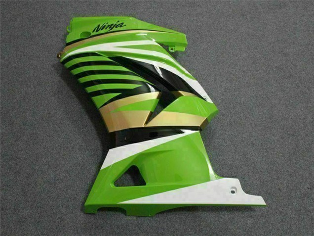 Carenagem Moto Kawasaki EX250 2008-2012 - Verde Branco Preto