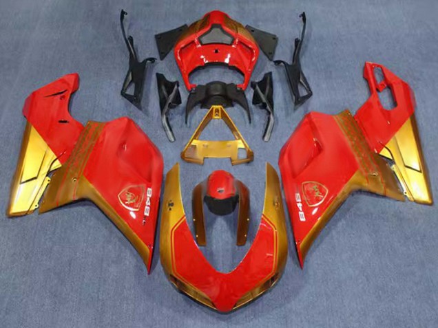 Carenagens Moto Ducati 848 2007-2014 - Vermelho Ouro