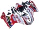 Carenagens Moto Ducati 848/1098/1198 2007-2014 - Branco Vermelho Preto Brilhante Valsir Xerox