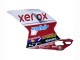 Carenagens Moto Ducati 848/1098/1198 2007-2014 - Branco Vermelho Preto Brilhante Valsir Xerox