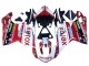 Carenagens Moto Ducati 848/1098/1198 2007-2014 - Branco Vermelho Preto Brilhante Valsir Xerox