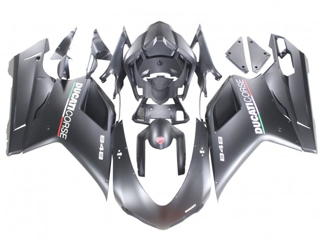 Carenagens Moto Ducati 848 2007-2014 - Cinzento Fosco