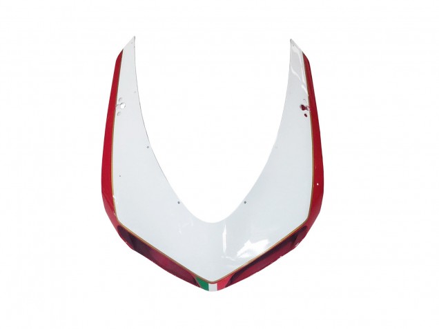 Carenagens Moto Ducati 1098 2007-2014 - Branco Vermelho Preto Brilhante