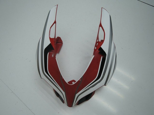Carenagem Moto Ducati Panigale 899 2011-2014 - Branco Vermelho Preto Brilhante