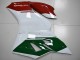 Carenagens Moto Ducati Panigale 899 2011-2014 - Branco Vermelho Verde Escuro