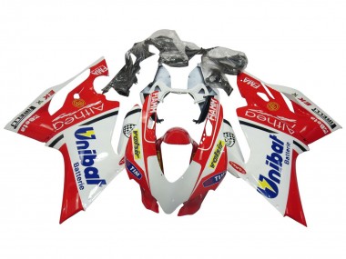 Carenagens Moto Ducati Panigale 899/1199 2011-2014 - Branco Vermelho Azul Valsir Fiamm