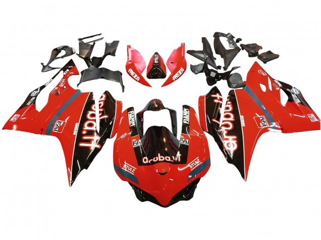 Carenagens Moto Ducati 959/1299 2015-2020 - Vermelho Preto Brilhante Fiamm