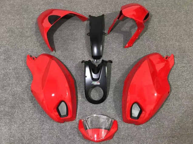 Carenagens Moto Ducati Monster 696 796 1100 1100S 2008-2012 - Vermelho
