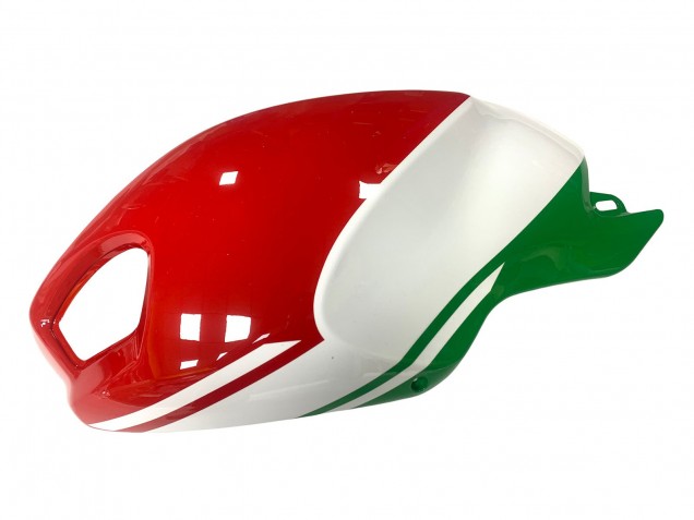 Carenagem Moto Ducati Monster 696 796 1100 1100S 2008-2012 - Branco Vermelho Verde