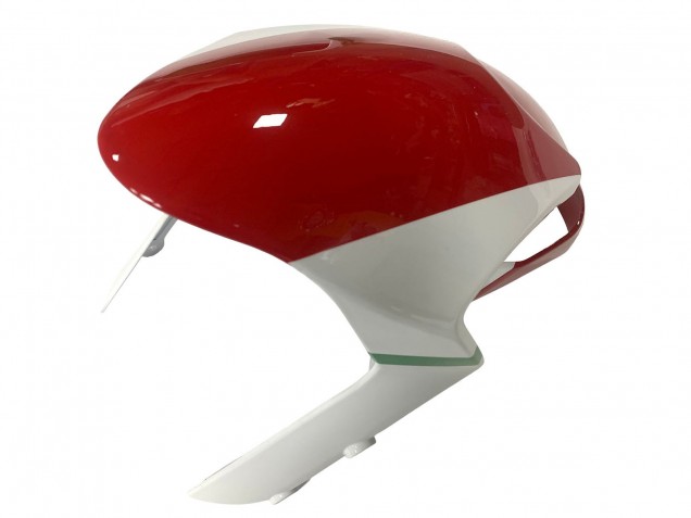Carenagem Moto Ducati Monster 696 796 1100 1100S 2008-2012 - Branco Vermelho Verde