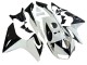 Carenagens Moto Honda CBR125R 2002-2006 - Branco Preto Brilhante