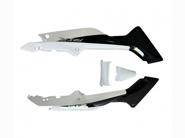 Carenagens Moto Honda CBR125R 2002-2006 - Branco Preto Brilhante