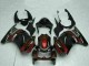 Carenagens Moto Kawasaki EX250 2008-2012 - Preto Brilhante Vermelho Castanho