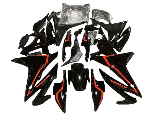 Carenagens Moto Honda CBR500R 2016-2018 - Preto Brilhante Vermelho