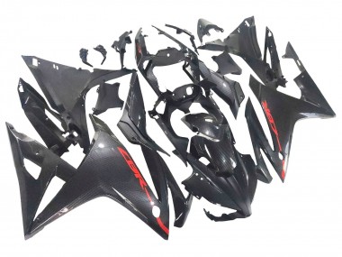 Carenagens Moto Honda CBR500R 2016-2018 - Preto Fibra de Carbono Vermelho