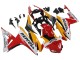 Carenagens Moto Honda CBR500R 2016-2018 - Amarelo Branco Vermelho Repsol HRC