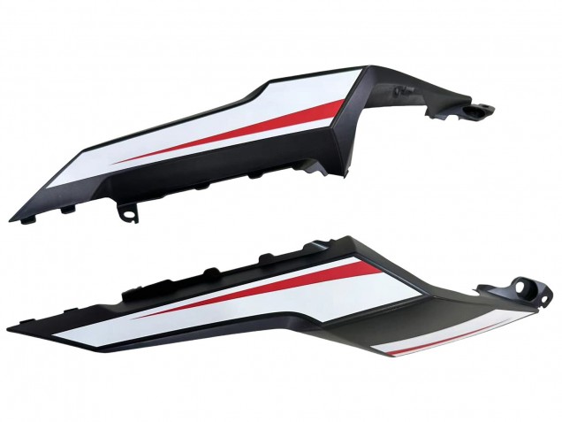 Carenagens Moto Honda CBR500R 2016-2018 - Branco Vermelho Preto Fosco