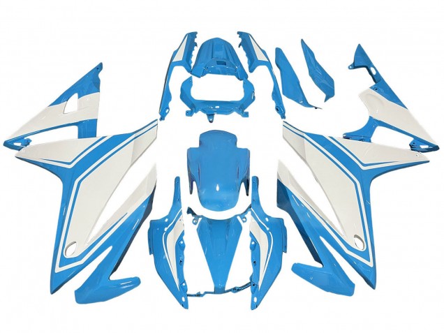 Carenagens Moto Honda CBR500R 2016-2018 - Azul Claro Branco