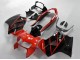 Carenagens Moto Honda VFR 800 1998-2001 - Vermelho Preto Brilhante Listra