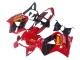 Carenagens Moto Honda VFR 800 1998-2001 - Vermelho Branco Preto Brilhante Vimto
