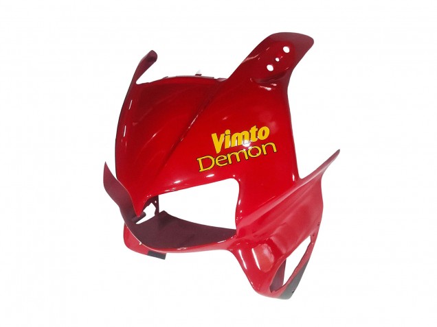 Carenagens Moto Honda VFR 800 1998-2001 - Vermelho Branco Preto Brilhante Vimto