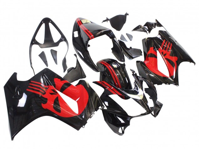 Carenagens Moto Honda VFR 800 2002-2013 - Preto Brilhante Vermelho