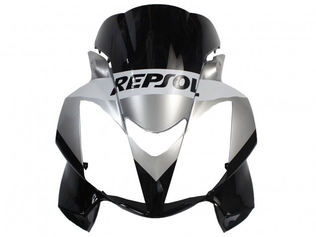 Carenagens Moto Honda VFR 800 2002-2013 - Prata Preto Brilhante Repsol