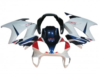 Carenagens Moto Honda VFR 800 2002-2013 - Branco Vermelho Azul Escuro HRC