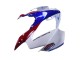 Carenagens Moto Honda VFR 800 2002-2013 - Branco Vermelho Azul Motul