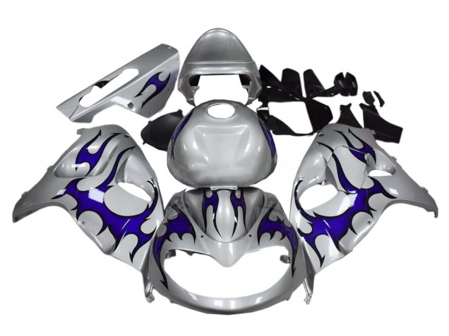 Carenagens Moto Suzuki TL1000R 1998-2003 - Prata Azul