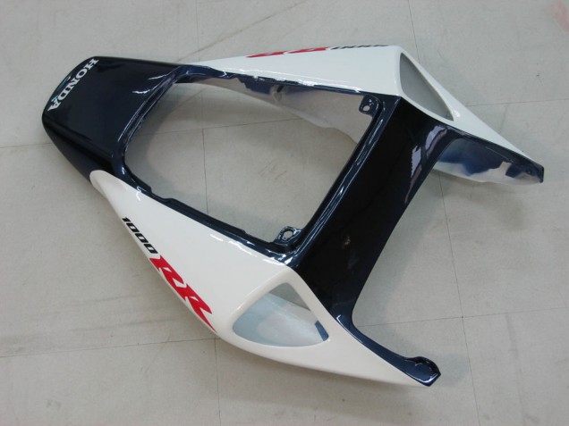 Carenagens Moto Honda CBR1000RR 2004-2005 - Branco Azul Preto Brilhante Fireblade
