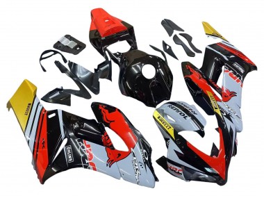Carenagens Moto Honda CBR1000RR 2004-2005 - Amarelo Vermelho Branco Glossy Red Bull Repsol HRC