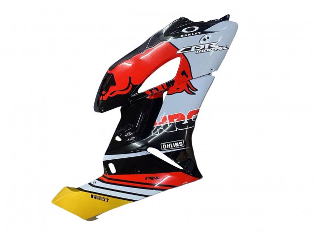 Carenagens Moto Honda CBR1000RR 2004-2005 - Amarelo Vermelho Branco Glossy Red Bull Repsol HRC