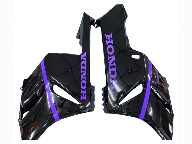 Carenagens Moto Honda CBR1000RR 2004-2005 - Preto Brilhante Roxo Listra